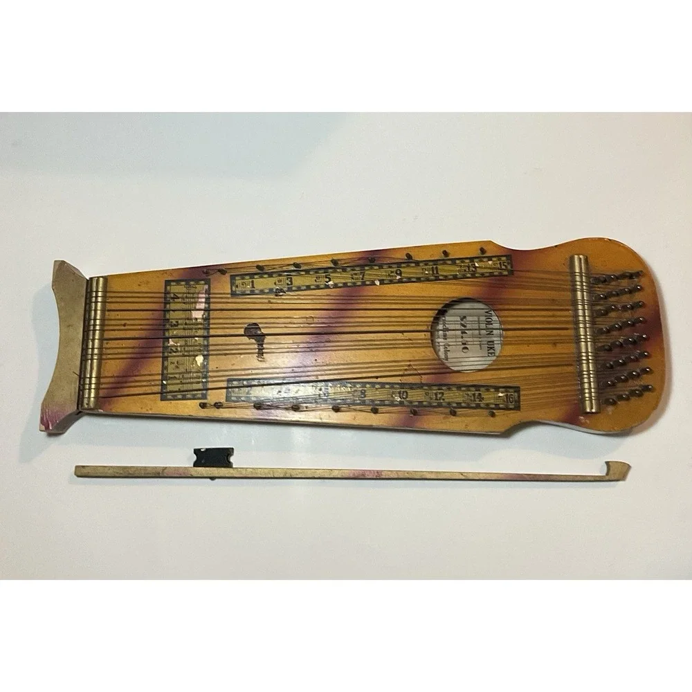 Genuine 1937‎ Marx Violin Uke w/ Bow Vintage Music Instrument